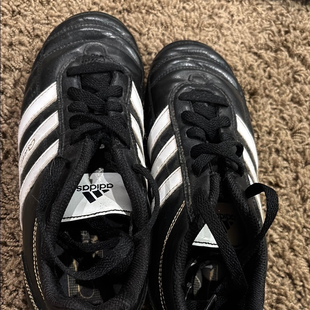 Adidas Classic Black and White Soccer Shoes